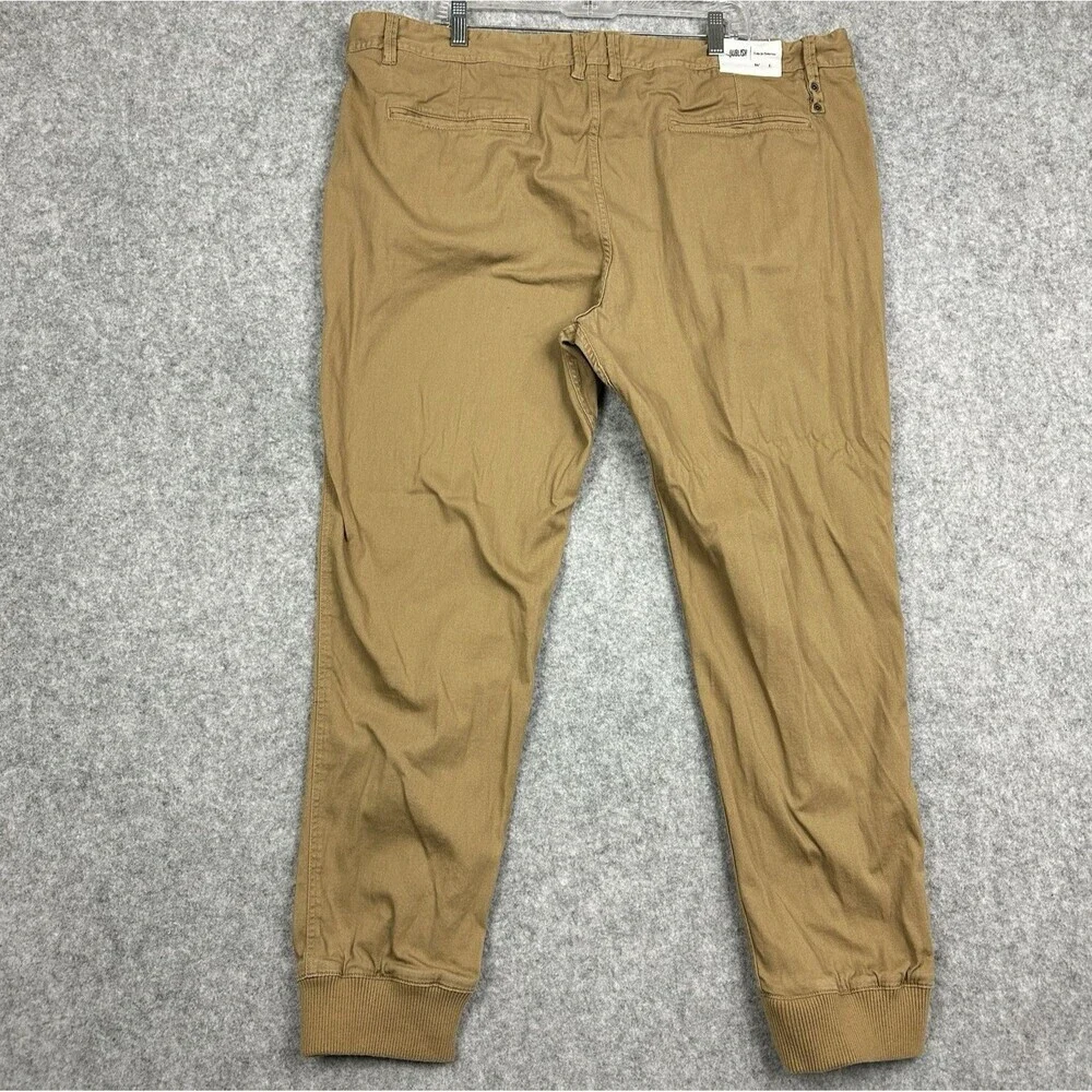Publish Pants Mens Size 44 Tan Legacy Joggers Cotton Stretch Casual Preppy Logo